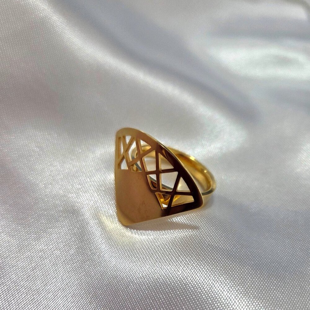 Dubai 18K Gold Plated Women Ring